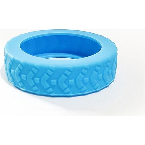 Juego de 8 fundas de silicona para ruedas de maleta, silenciosas, antideslizantes, anticaída, color naranja (1/5)
