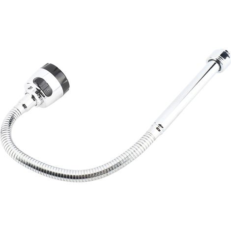Grifo monomando de cocina con caño giratorio, fabricado en acero inoxidable 304. (1/5)