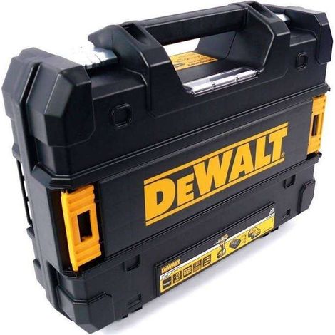 Dewalt – Valise de transport T-STAK étanche pour perceuse DCD796 – Charge maximale 50 kg – Système de verrouillage solide – Poignée bi-matière