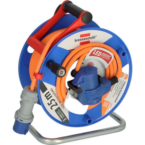 Enrouleur de câble Brennenstuhl 1182470200 25 m orange 16 A