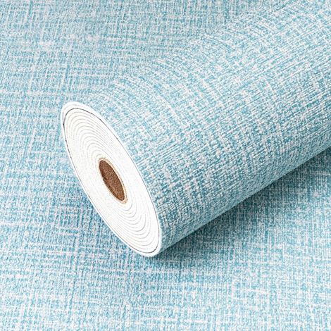 1 rouleau Papier peint autocollant, vinyle mousse texturé imperméable, 50 x 280 cm, pour murs lisses ou légèrement texturés, chambre, salon, salle de bain (1/5)
