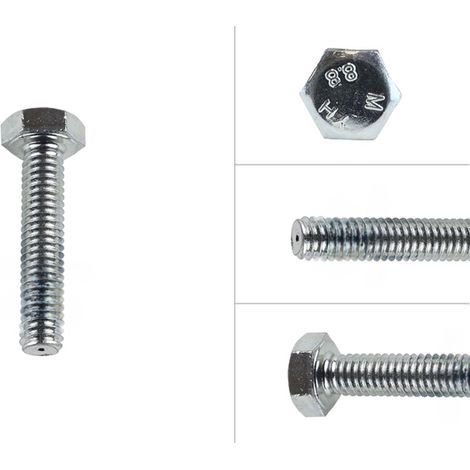 Sechskantschrauben verzinkt M4 x 20 mm - 500 Stück