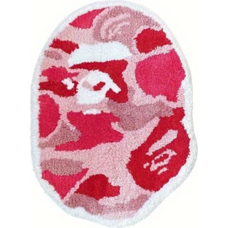Beyamis Tapis rose poudré camouflage fait main 5080cm