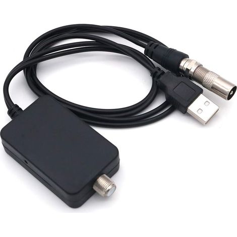 HD-Digital-TV-Antenne für den Innenbereich, Signalverstärker, geerdet, Receiver, ATSC, Schwarz
