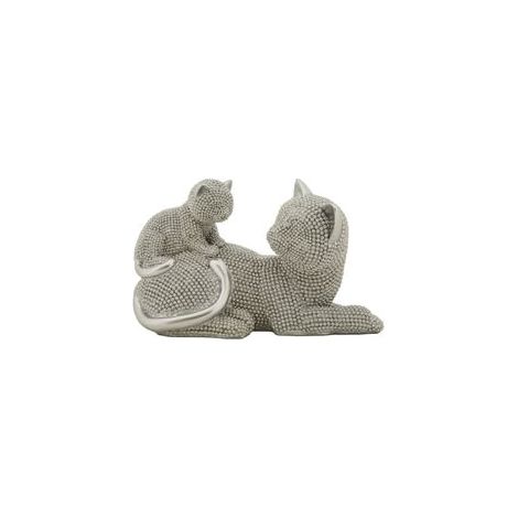CAT SPARKY WITH KID CM 19X9X13