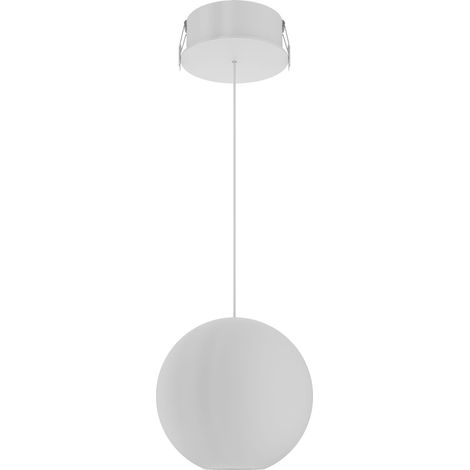 Lampada a Sospensione Bora XL Space 15W LED 38° CCT Switch 2700K-4000K Bianco Opaco - Sistema Modulare di Illuminazione - Beneito & Faure