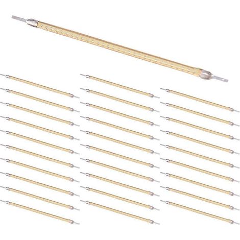 Lot de 30 ampoules LED 3V ultra-minces à filament flexible de 60 mm, style rétro, lumière bleue. (1/5)