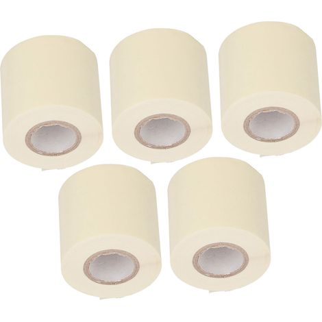 Paquete de 5 cintas adhesivas protectoras para tuberías de aire acondicionado, resistentes al aceite, de 6 cm de ancho (gris). (1/5)