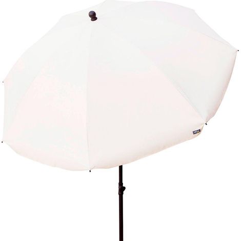 Aktive Sonnenschirm UV-Schutz beige 240 cm Durchmesser