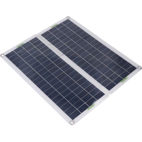 Panneau solaire portable 40 W en polysilicium, pliable, chargeur de batterie extérieur pour camping-cars et voyages. (1/5)