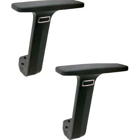 2pcs Office Chair Armrest Accessory Replacement Armrest Chair Armrest Practical for Computer Chair, Black