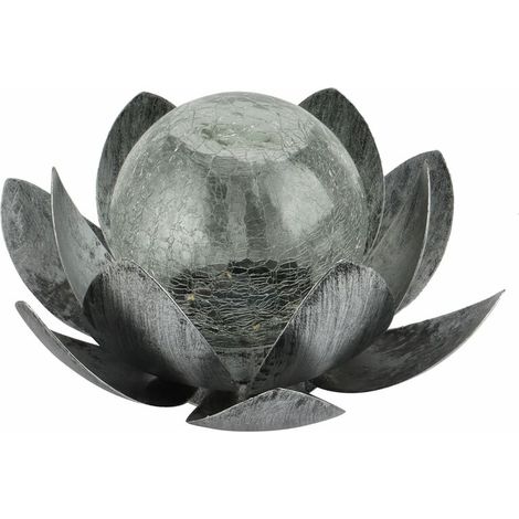 Lampe solaire Lotus pour jardin, éclairage de jardin étanche, éclairage paysager, éclairage de jardin, éclairage de hockey sur glace, flash A-AquaForge
