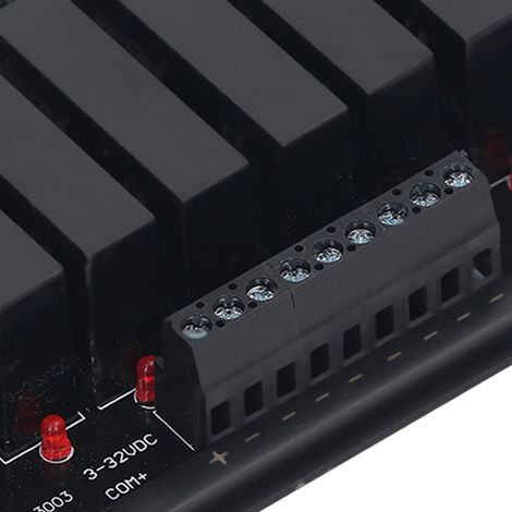 Module de relais statique à 8 canaux, entrée 3 à 32 V CC, charge 5 à 8 A, 24-480 V CA pour la commande industrielle (1/5)