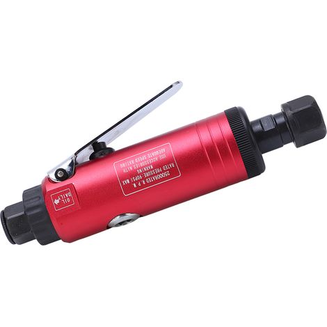 Meuleuse pneumatique droite 25 000 tr/min 90 PSI avec pince de 3 mm et 6 mm pour polissage style américain