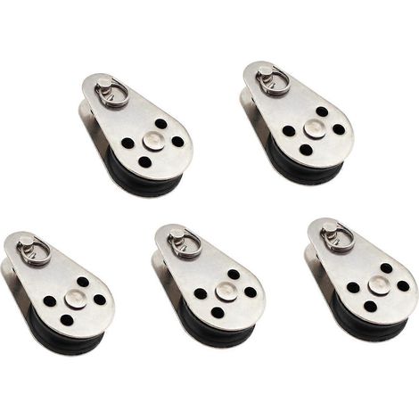 Poulie à rouleaux M25 en acier inoxydable (lot de 5) (1/5)