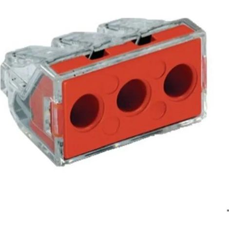 Wago 4044918176408 Caja de conexión transparente 50 bornes