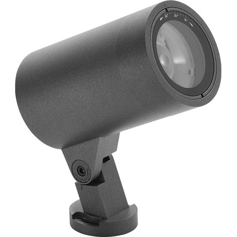 Proyector tilt KALOS Large IP65 LED COB 24.50W 3035lm(2627lm)/3035lm(2554lm) CRI90 3000K 18º/38º Antracita