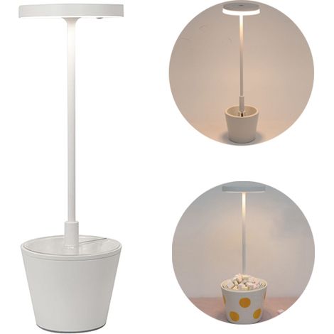 Lumières de pot de fleurs lumières d'ambiance, interrupteurs tactiles LED, lumières décoratives de chambre et de salon, blanches (1/5)