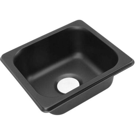 Wohnmobil-Spüle, 175 x 160 x 70 mm, Edelstahl-Handwaschbecken, Bootsspüle, Wohnwagen, Van, kleine Außenküchenspüle für Wohnmobilanhänger