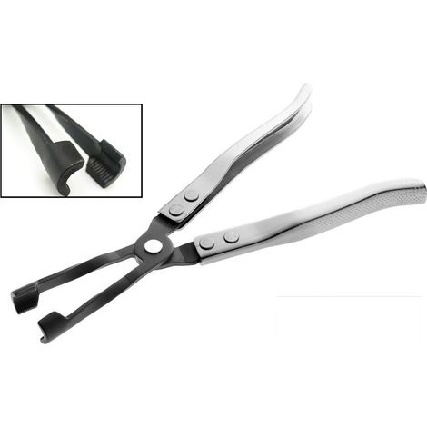 Oc-Pro – Pince extra longue 270 mm pour joints de queue de soupape – Intérieur strié pour meilleur grip – Compatible véhicules divers (1/2)