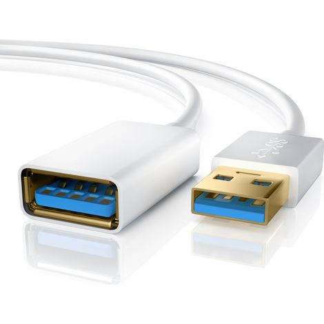 Primewire USB 3.0 Typ A Verlängerungskabel, USB3.0 Super Speed Repeater Kabel / Verlängerung bis zu 5Gb/s - 1m (1/3)