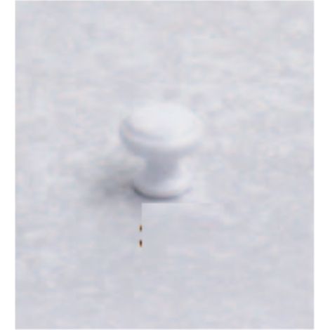 ORECA - 1 POMOLO TONDO IN ZAMA BIANCO 19X17mm