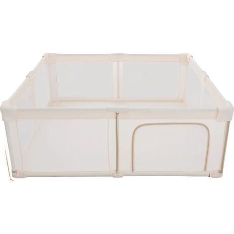 Parc, Design Portable, Montage Sans Outils, Beige 180-200-70cm (1/2)