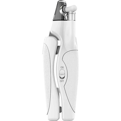 Coupe-ongles LED pour animaux de compagnie - Coupe-ongles professionnel pour chats avec capteur de lignée - Coupe-ongles et ciseaux de toilettage pour chiens - Blanc - Vendu à l'unité (1/5)