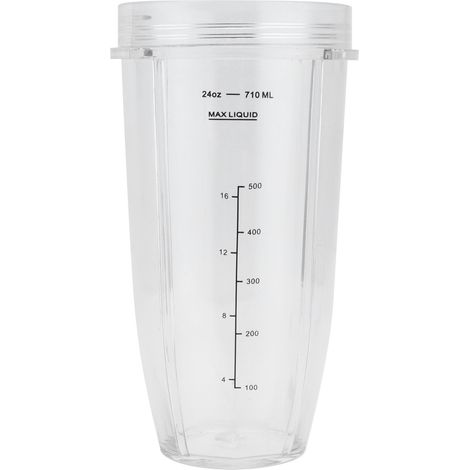 24Oz Replacement Cup Blender Cup Container Fit for Nutri Ninja 1000W Blender Accessories