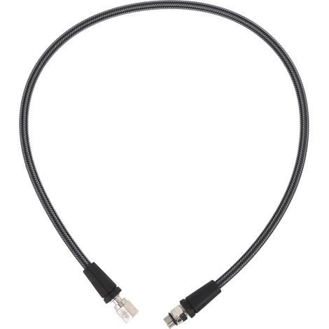Tube de Pression Résiduelle pour BCD, Flexible Tressé en Fibre de Carbone, Manomètre de Profondeur Latéral 80CM-KZQ (1/5)