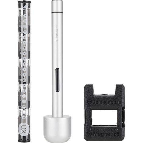 Tournevis électrique avec base métallique pour démontage téléphone, tablette, lunettes, appareil photo, ordinateur portable (1/5)