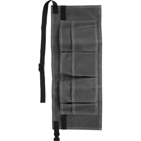 Ceinture à outils de jardin réglable avec multiples poches pour travaux extérieurs (Gris) (1/5)
