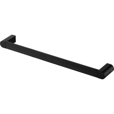 Portasciugamani da parete singolo Futura, 490 mm, nero