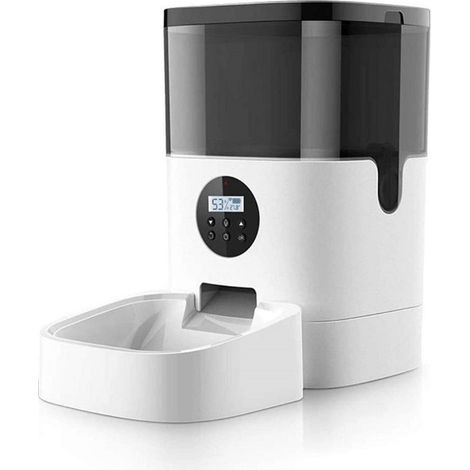TrAdE Shop Traesio - Distributore Automatico Cibo Mangiatoia Per Gatti Animali Con Telecamera Wifi 4lt - (1/5)
