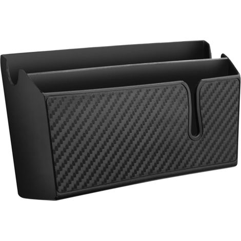 Scatola organizer autoadesiva per telefono, colore nero