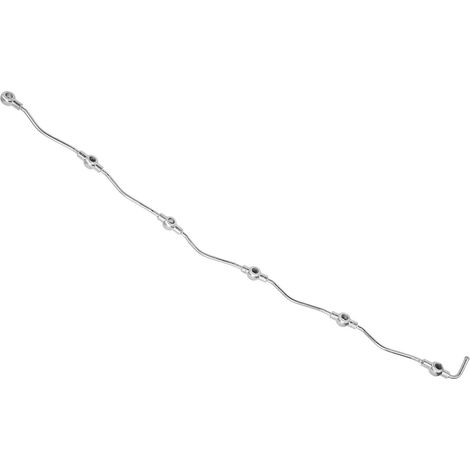 Tuyau de retour d'injecteur moteur DB58 en acier inoxydable, conduite de retour d'huile carburant, tube de rampe d'injection, pièce robuste pour moteur diesel, remplacement direct. (1/5)