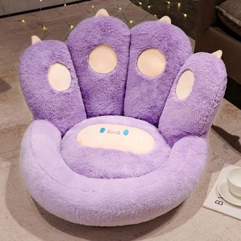 Coussin de Siège - - Pattes de Chat - Violet - Naturelle - Intérieur (1/4)