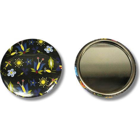 Specchio popolare kashubiano con fiori neri (1/2)