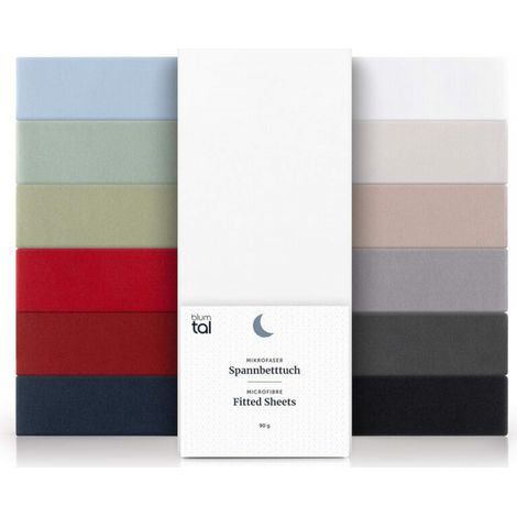 Ineasicer Lot de 1 Drap Housse 140x200 Bonnet 30 cm - Drap Housse 140 x 200 Microfibre De Haute Qualité - Doux, Résistant, Anti Plis - Certifié Oeko-Tex – Blanc (1/5)