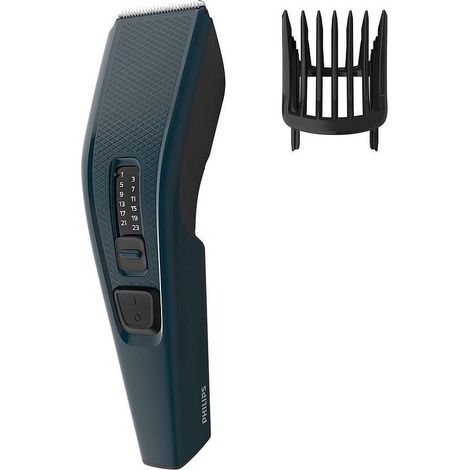 Philips HC3505-15 Hairclipper Series 3000 Tagliacapelli lame acciaio inox DualCut 13 lunghezze 0,5 23 mm colore Nero Verde (1/5)