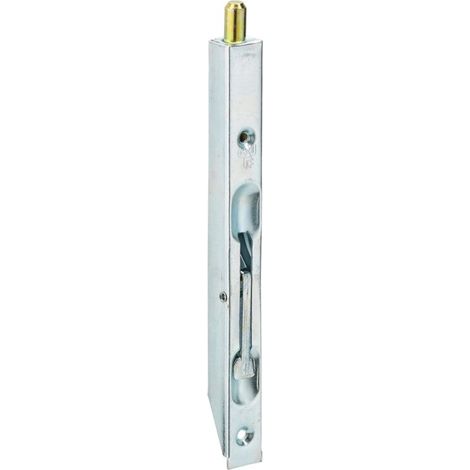 Verrou à onglet à bascule 160 mm – Acier cambré – Pêne rond coulissant – Sécurité renforcée pour portes standards (1/4)