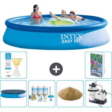 Easy Set Pool Rund - 396x84 cm - 7-teilig  S47 (1/5)