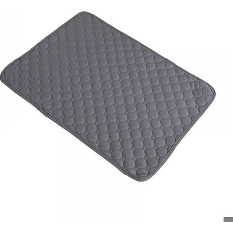 Tapis d'entraînement pour chien, 1 pièce, lavable, réutilisable, très absorbant, antidérapant, convient aux animaux (gris,6045cm) (1/5)