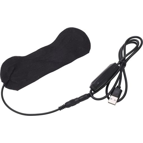 Coussin Chauffant électrique USB, Chauffage Rapide pour la Relaxation Complète du Corps, Imperméable, Lavable en Machine pour le Réchauffement Hivernal, les Yeux, le Cou, le Dos, L'abdomen et (1/4)