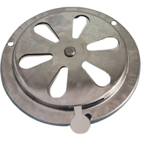 Pièces de rechange pour grille d'échappement de barbecue, grille d'échappement, four - Valve de régulation de l'air - 125 mm