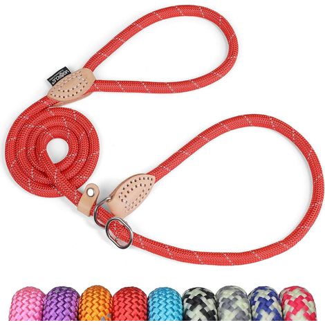 Laisse de dressage anti-traction réfléchissante, 1,5 m, durable, sans collier, pour chiens et chiots (1/5)