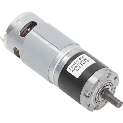 12-V-Gleichstrom-Planetengetriebemotor, Kupferrotor, hohes Drehmoment, bidirektionales Getriebe (CW/CCW), 310 U/min (1/5)