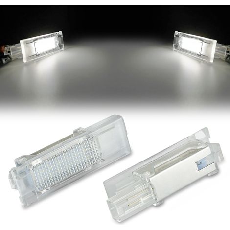Éclairage d'accueil LED blanc pour portières, coffre, boîte à gants, compatible avec Alfa Romeo Giulia, Giulietta, Stelvio 147, 159, Mito, Spider et Brera. (1/5)