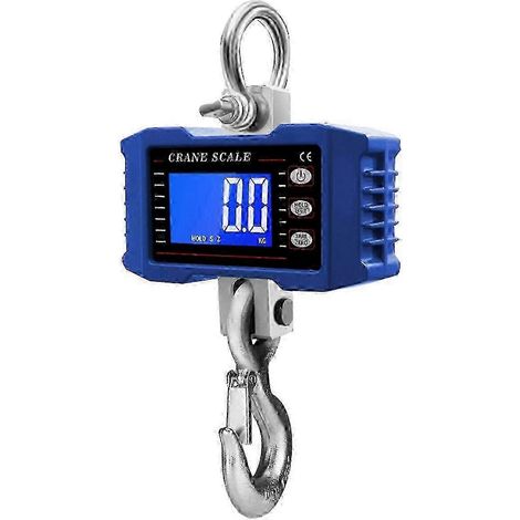 Balance numérique pour grue 1000 kg, balance industrielle robuste, compatible avec les exploitations agricoles et les usines, bleue SZRH AS (1/5)