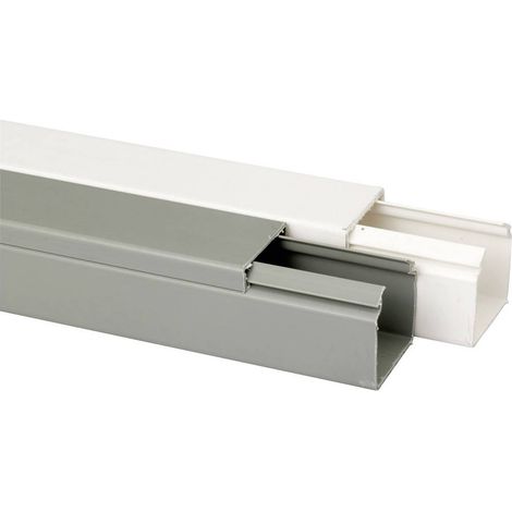 Heidemann 09972 canalina per cavi bianca 2000x40x40 mm (1/2)
